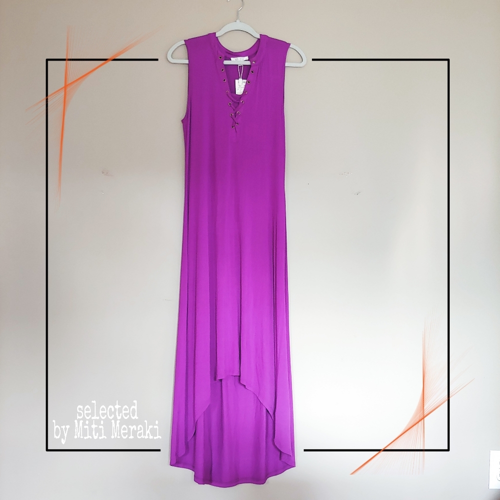Spense NWT Purple High / Low Dress